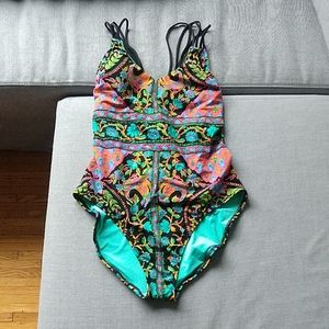 Nanette Lepore Goddess One-Piece Swimsuit